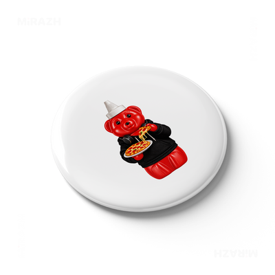 SosKhersiPizza Button Magnet 03 Round