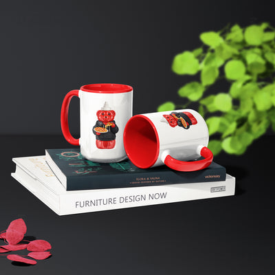 SosKhersiPizza Ceramic Mug 02 White Red