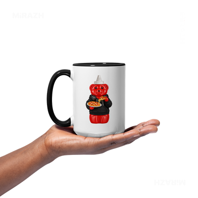 SosKhersiPizza Ceramic Mug 03 White Black