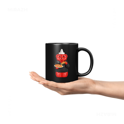 SosKhersiPizza Ceramic Mug 04 Black