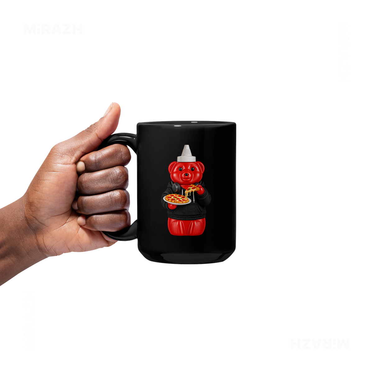 SosKhersiPizza Ceramic Mug 05 Black