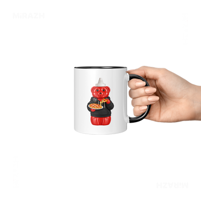 SosKhersiPizza Ceramic Mug 06 White Black