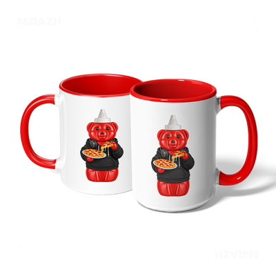 SosKhersiPizza Ceramic Mug 07 White Red
