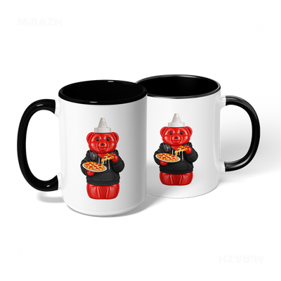 SosKhersiPizza Ceramic Mug 08 White Black
