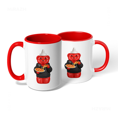 SosKhersiPizza Ceramic Mug 08 White Red