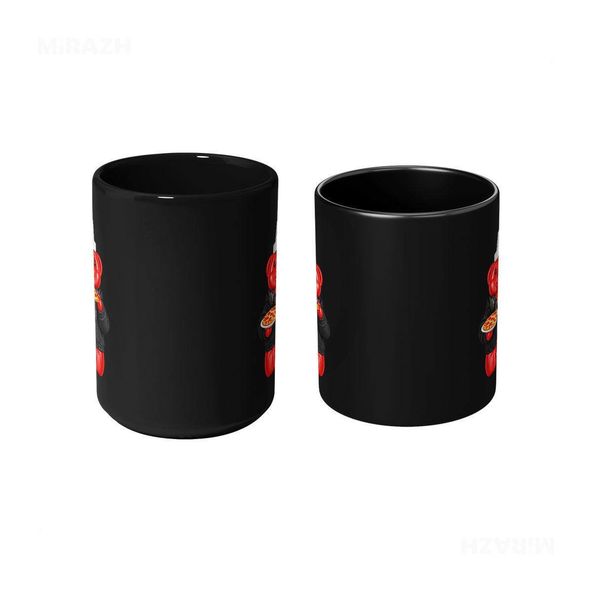 SosKhersiPizza Ceramic Mug 09 Black