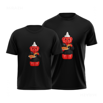 SosKhersiPizza Couple T Shirt 01 Black