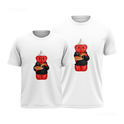 SosKhersiPizza Couple T Shirt 01 White