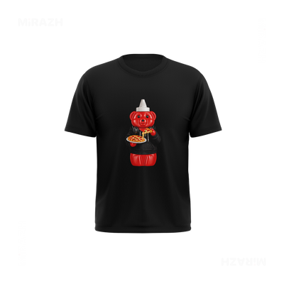 SosKhersiPizza Couple T Shirt 03 Black