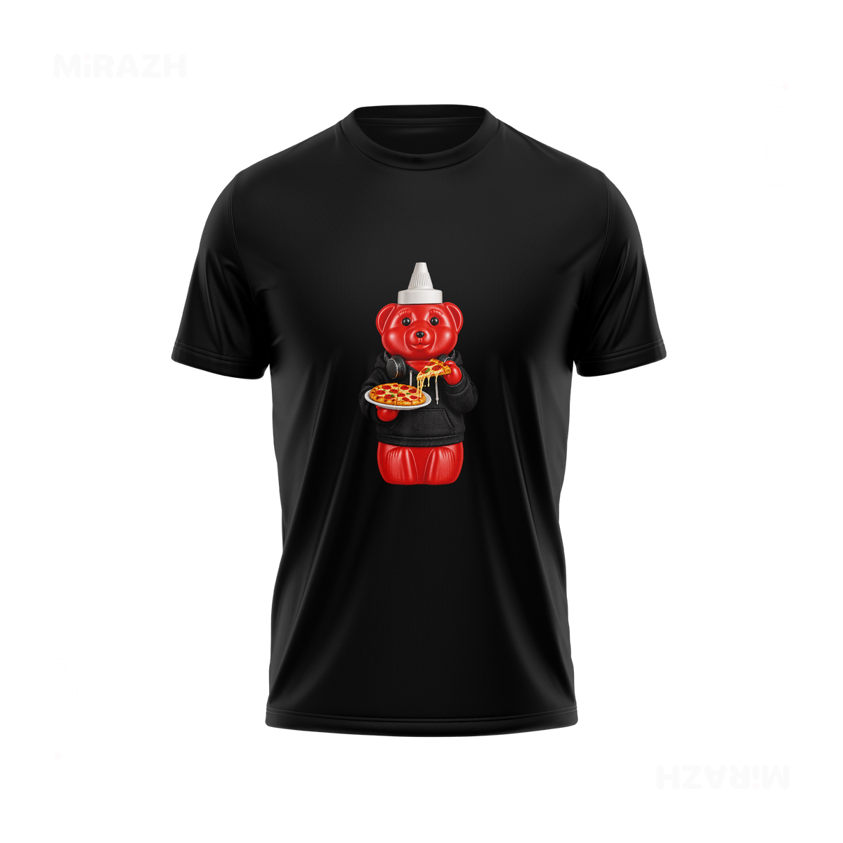 SosKhersiPizza Couple T Shirt 04 Black