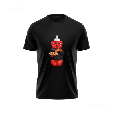 SosKhersiPizza Couple T Shirt 04 Black