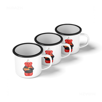 SosKhersiPizza Enamel Camping Mug 05