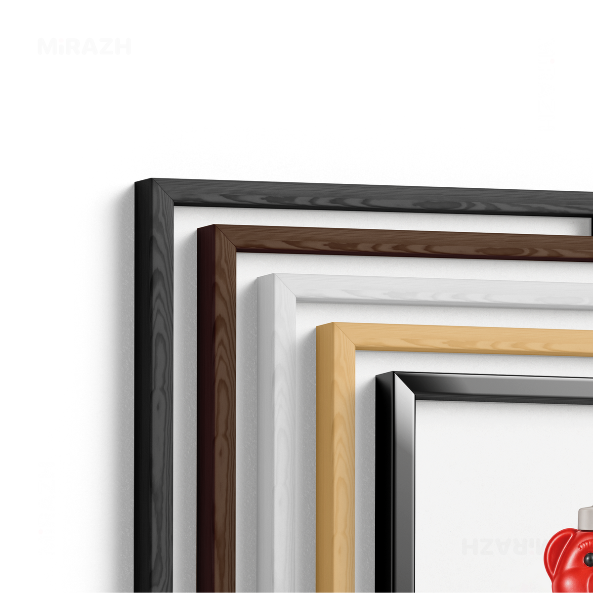 SosKhersiPizza Framed Poster 02 White Wood