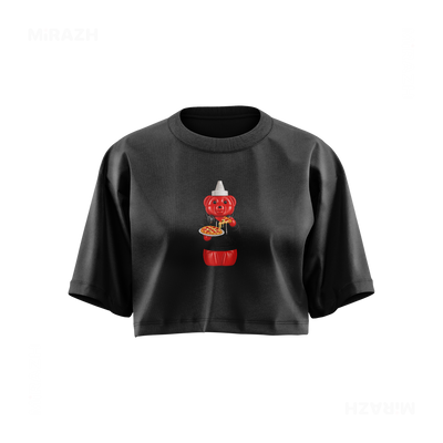 SosKhersiPizza Over Sized Crop Top 01 Faded Black