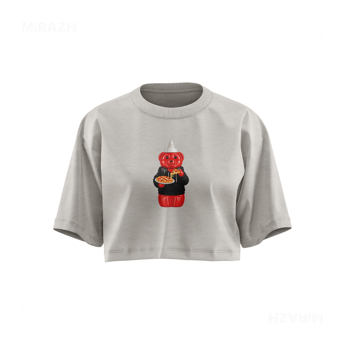 SosKhersiPizza Over Sized Crop Top 01 Faded Bone