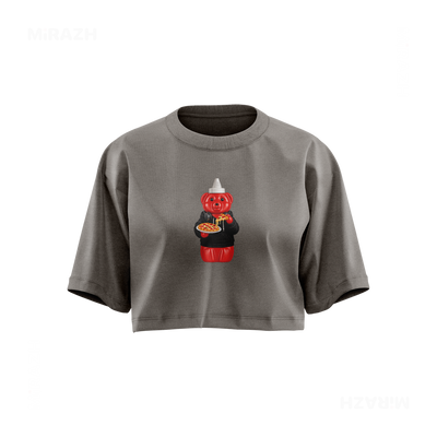SosKhersiPizza Over Sized Crop Top 01 Faded Grey