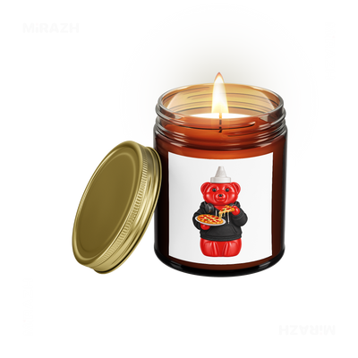 SosKhersiPizza Scented Candle 01 Amber