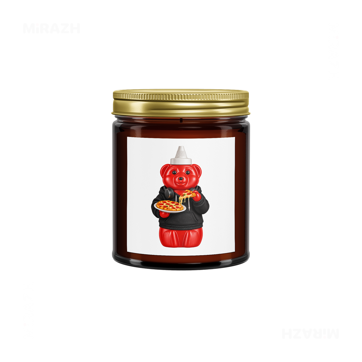 SosKhersiPizza Scented Candle 04 Amber