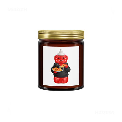 SosKhersiPizza Scented Candle 04 Amber