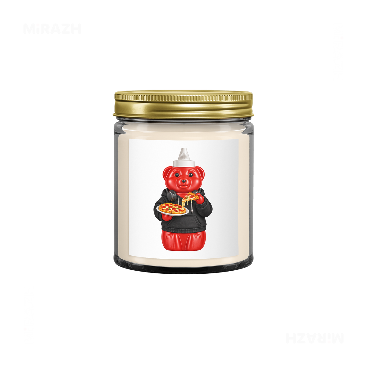 SosKhersiPizza Scented Candle 04 Clear