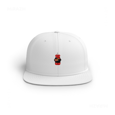 SosKhersiPizza Snapback Caps 01 White DTF