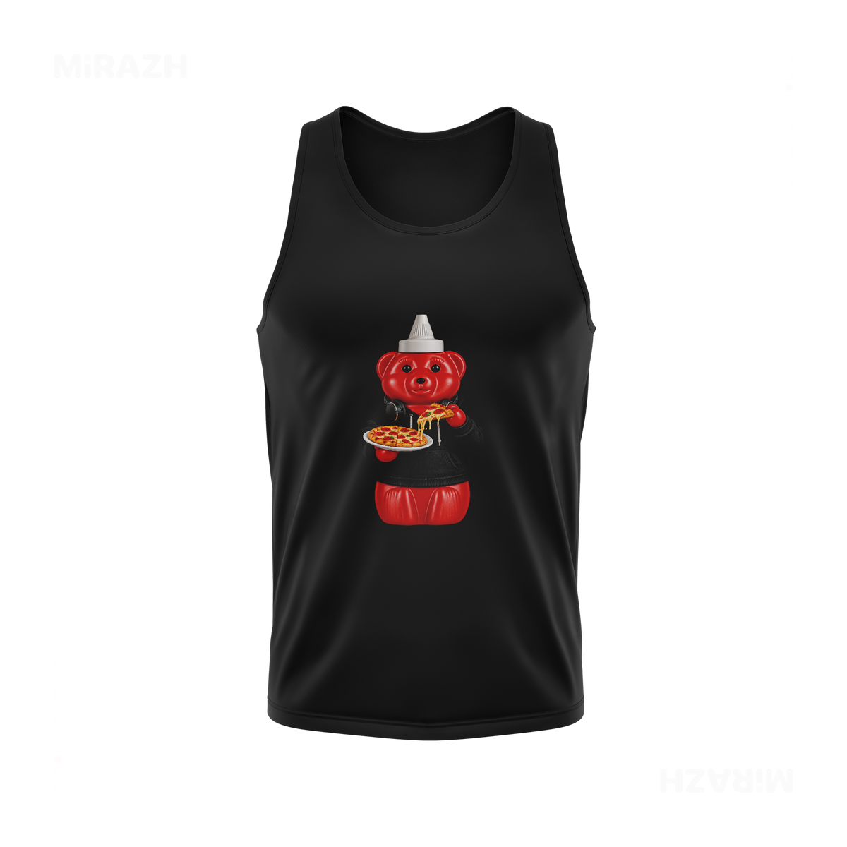 SosKhersiPizza Tank Tops 01 Black