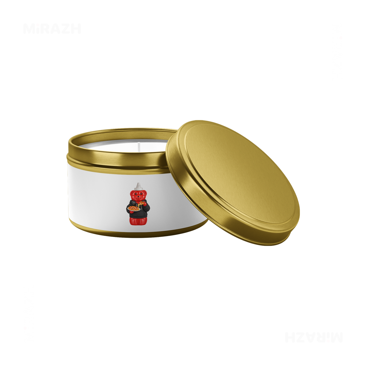 SosKhersiPizza Tin Candle 03 Gold