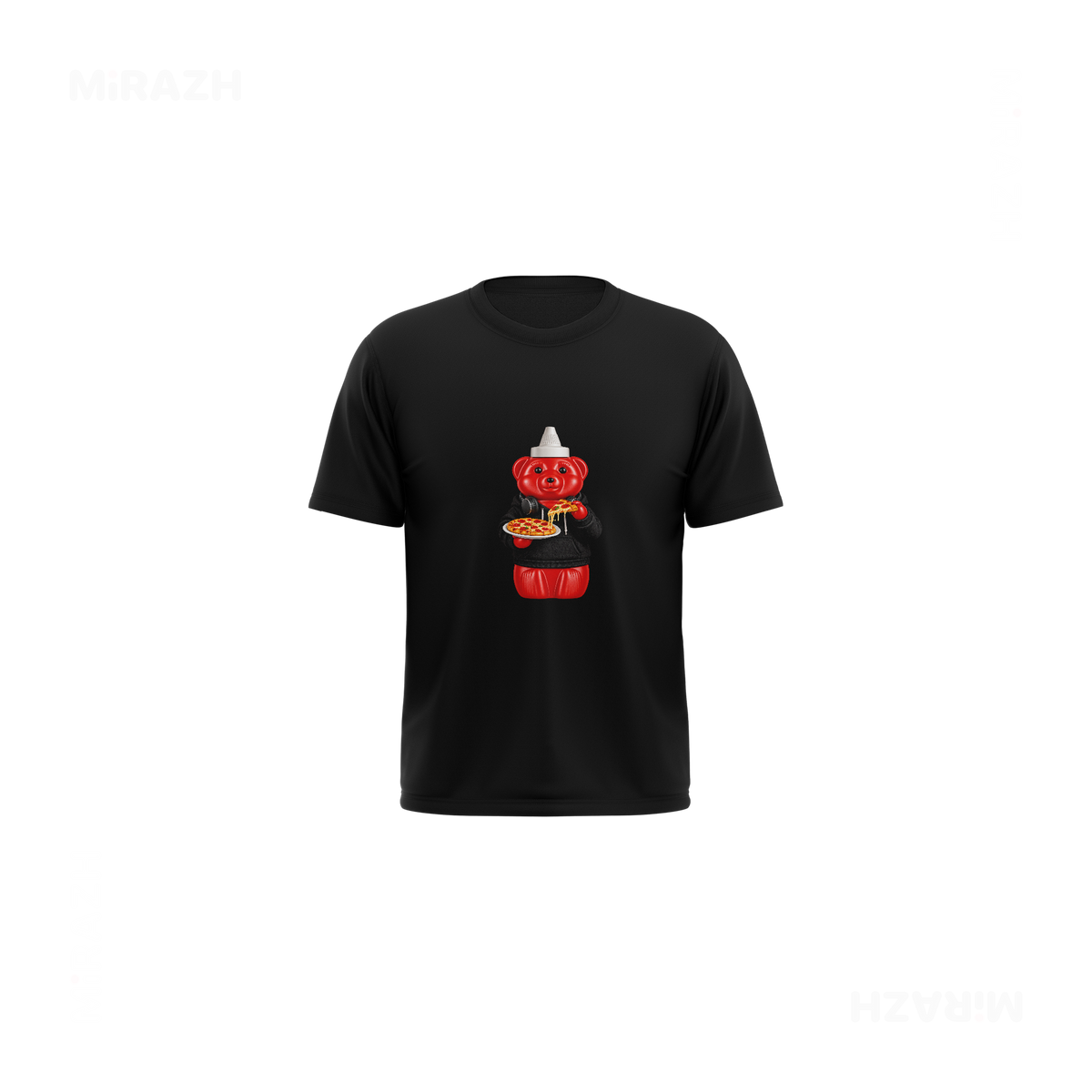SosKhersiPizza Toddler T Shirt 01 Black