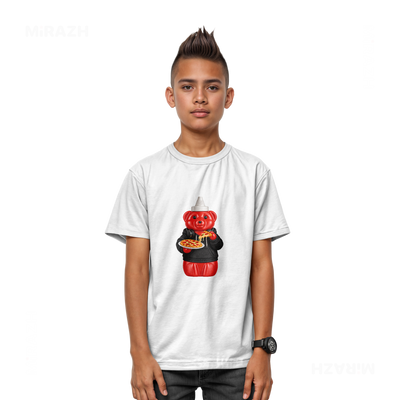 SosKhersiPizza Youth T Shirt 03 White