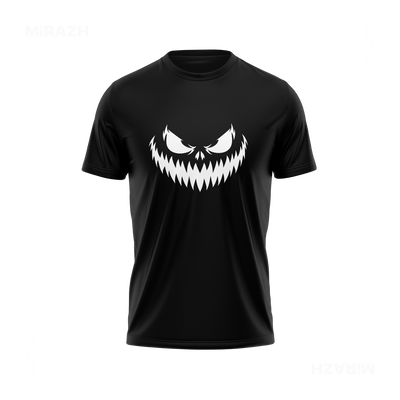 WickedJackOLantern Adult T Shirt 01 Black