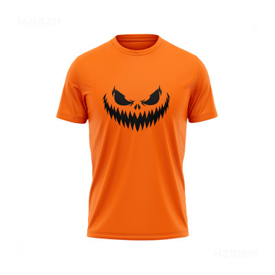 WickedJackOLantern Adult T Shirt 01 Orange