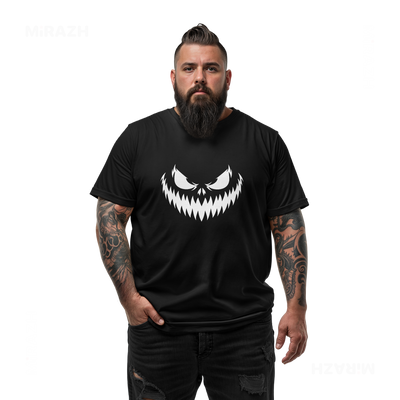WickedJackOLantern Adult T Shirt 05 Black