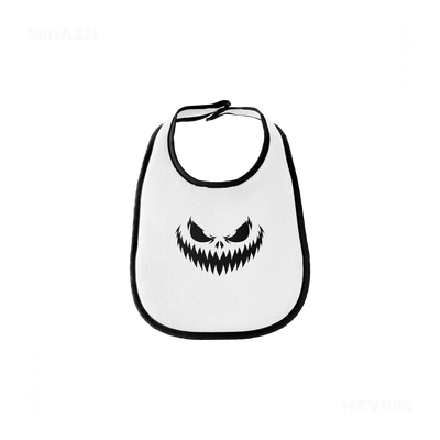 WickedJackOLantern Baby Bibs 01 White Black