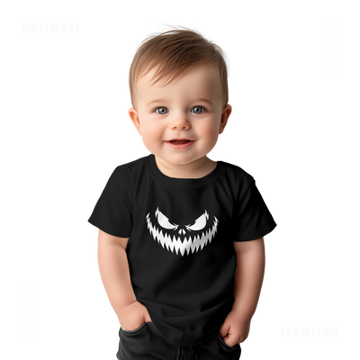 WickedJackOLantern Baby T Shirt 03 Black