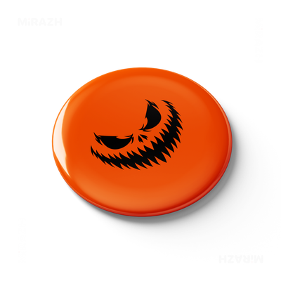 WickedJackOLantern Button Magnet 03 Round