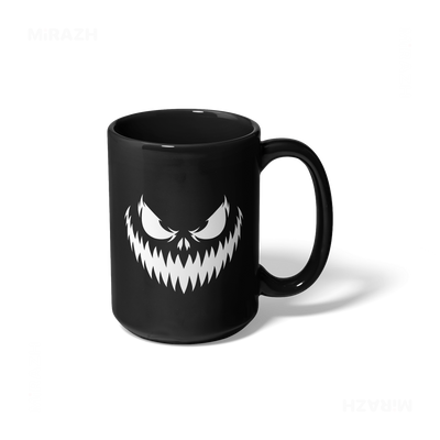 WickedJackOLantern Ceramic Mug 01 Black