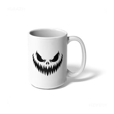 WickedJackOLantern Ceramic Mug 01 White