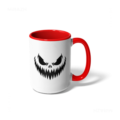 WickedJackOLantern Ceramic Mug 01 White Red