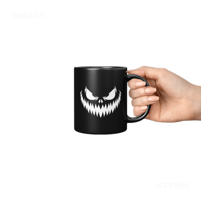 WickedJackOLantern Ceramic Mug 06 Black