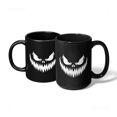 WickedJackOLantern Ceramic Mug 07 Black