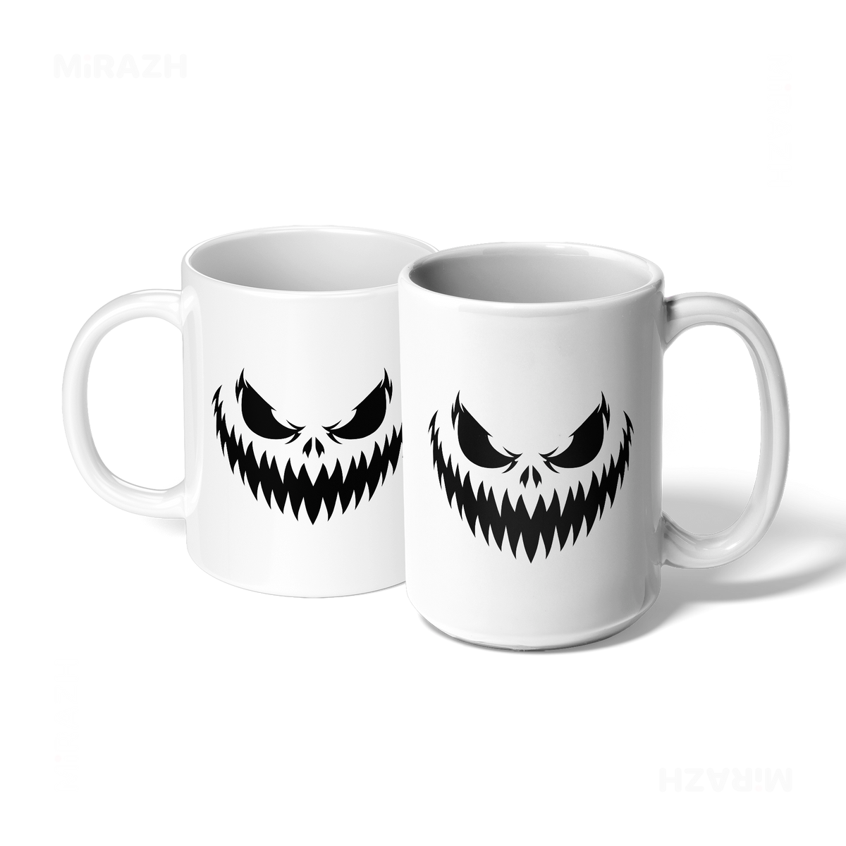 WickedJackOLantern Ceramic Mug 07 White