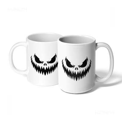 WickedJackOLantern Ceramic Mug 07 White
