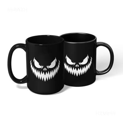 WickedJackOLantern Ceramic Mug 08 Black