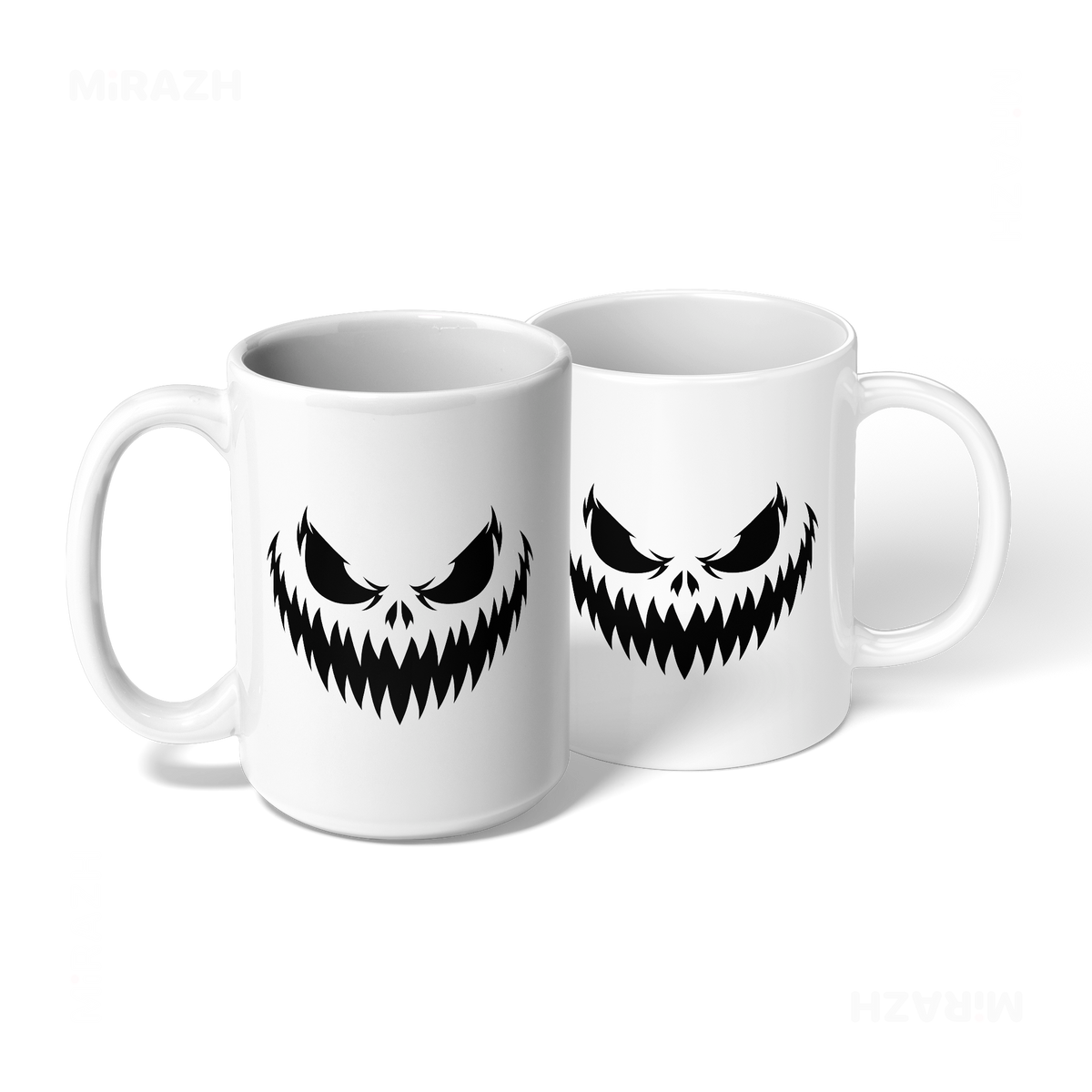 WickedJackOLantern Ceramic Mug 08 White