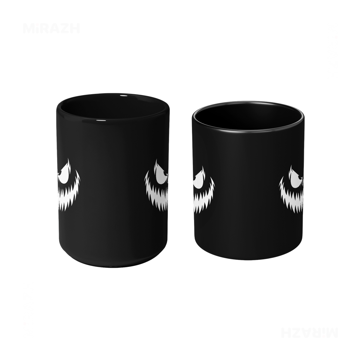 WickedJackOLantern Ceramic Mug 09 Black