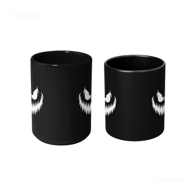 WickedJackOLantern Ceramic Mug 09 Black