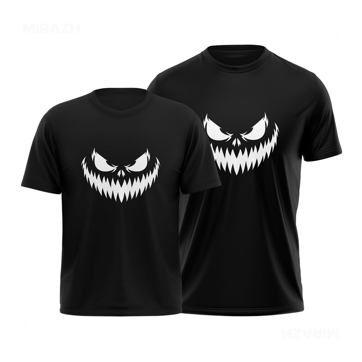 WickedJackOLantern Couple T Shirt 01 Black