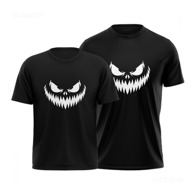WickedJackOLantern Couple T Shirt 01 Black
