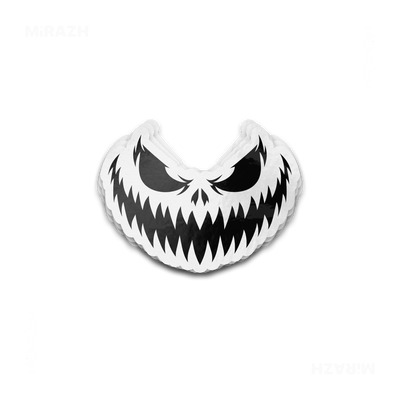 WickedJackOLantern Die Cut Outdoor Sticker 01 White