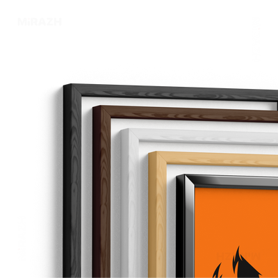 WickedJackOLantern Framed Poster 02 Black Aluminum